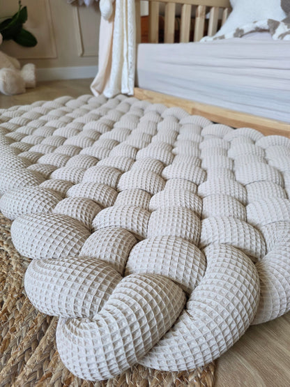 Hand-Braided Waffle Cotton Rugs