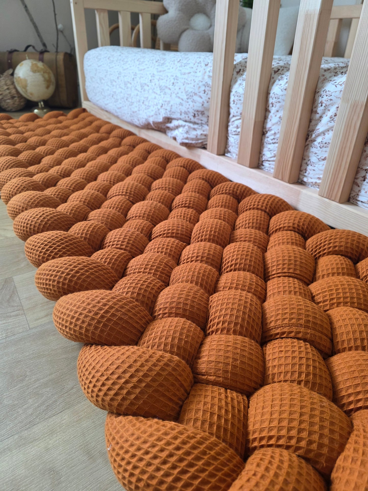 Hand-Braided Waffle Cotton Rugs