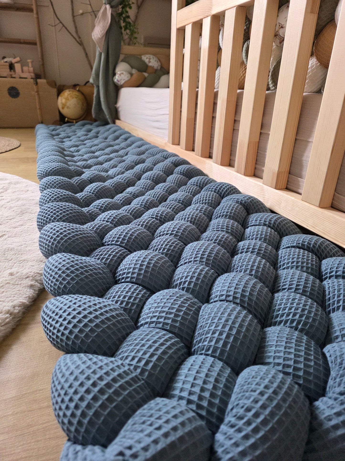 Hand-Braided Waffle Cotton Rugs