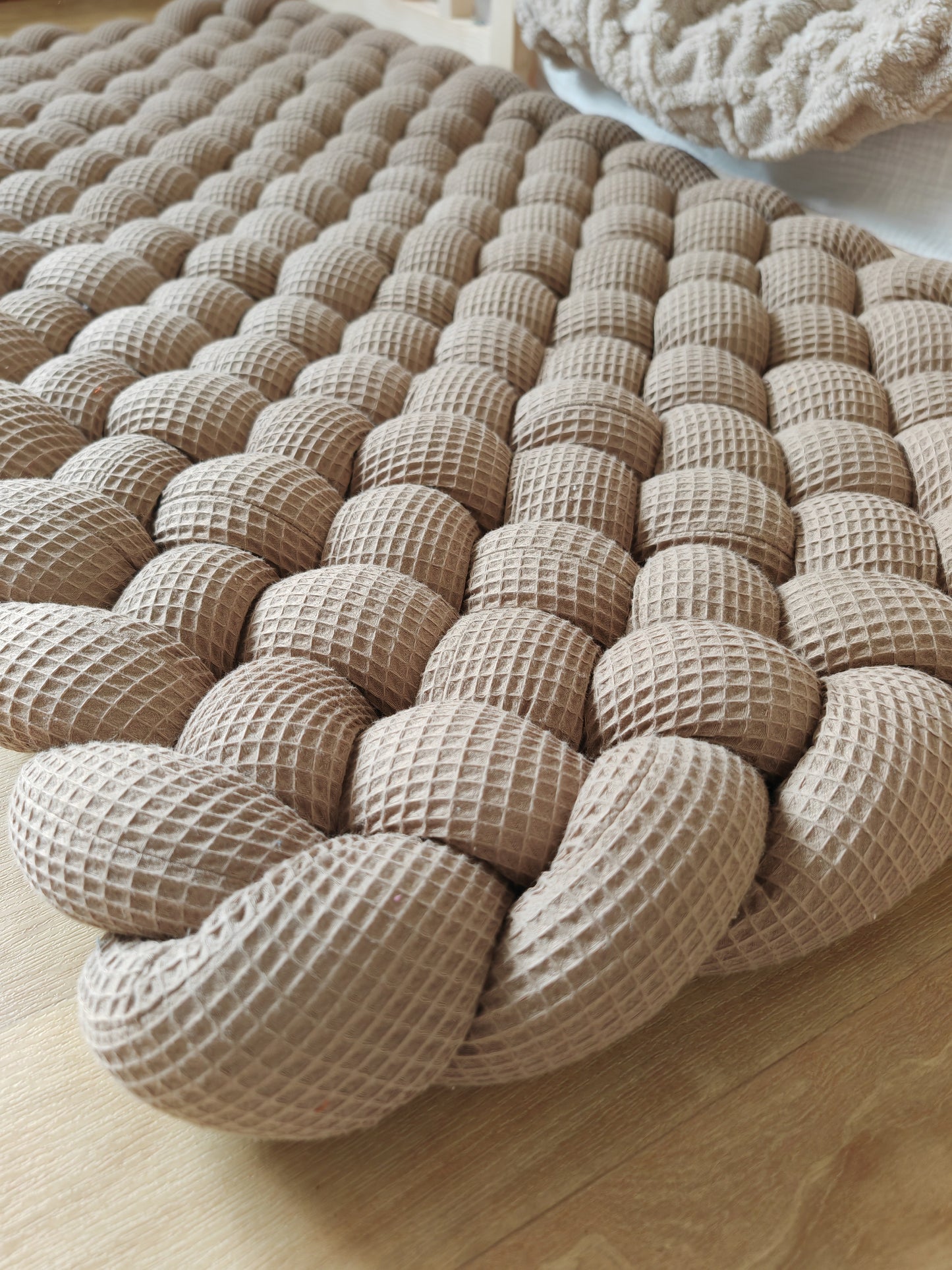 Hand-Braided Waffle Cotton Rugs