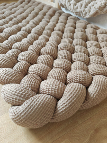 Hand-Braided Waffle Cotton Rugs