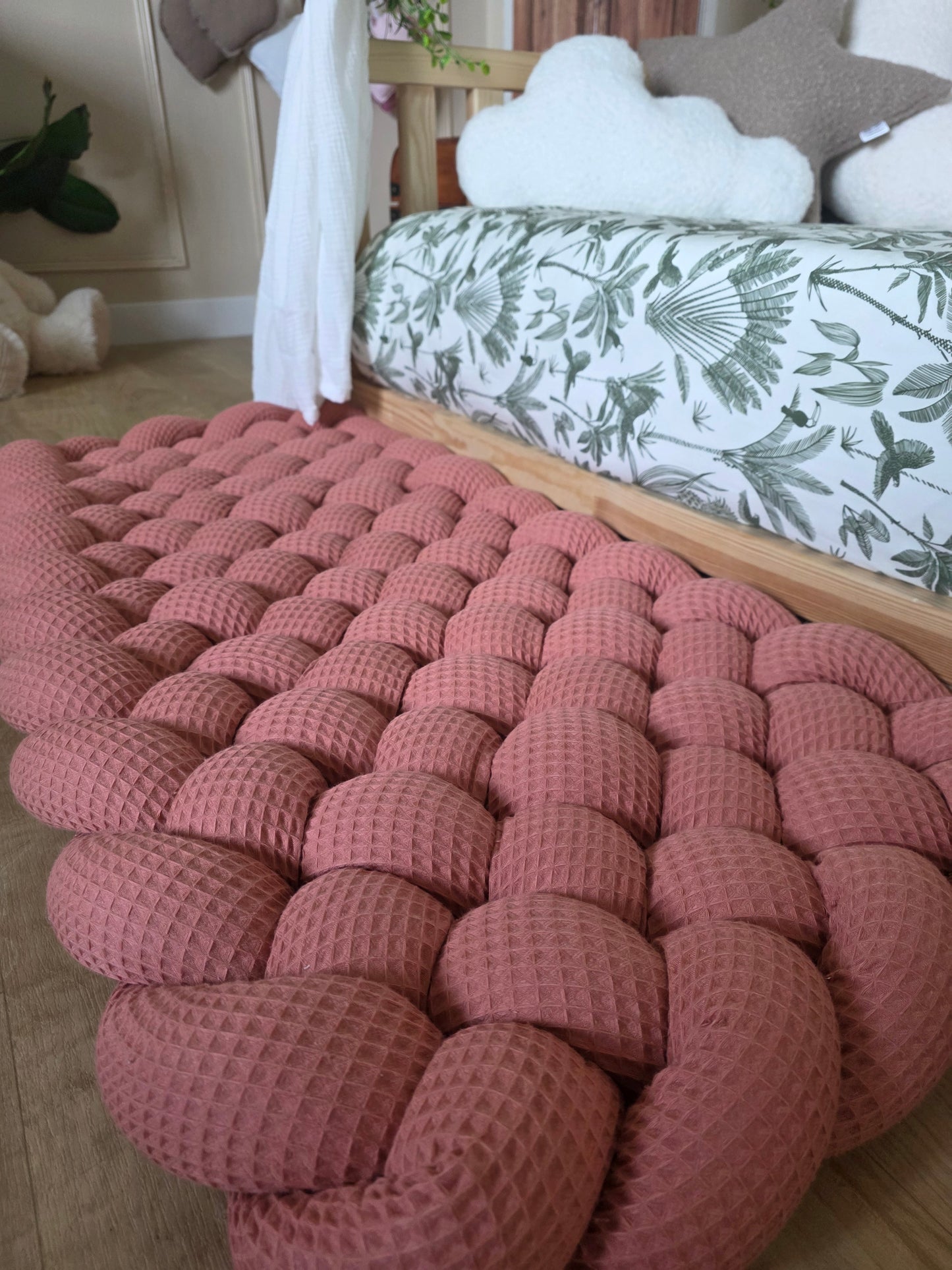 Hand-Braided Waffle Cotton Rugs
