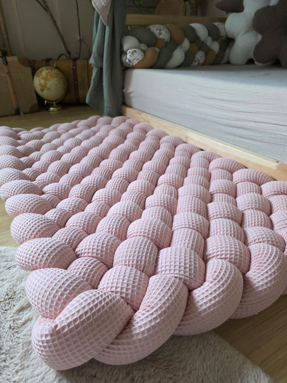 Hand-Braided Waffle Cotton Rugs