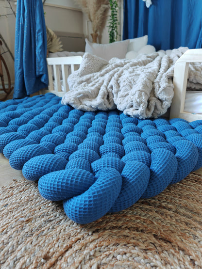 Hand-Braided Waffle Cotton Rugs