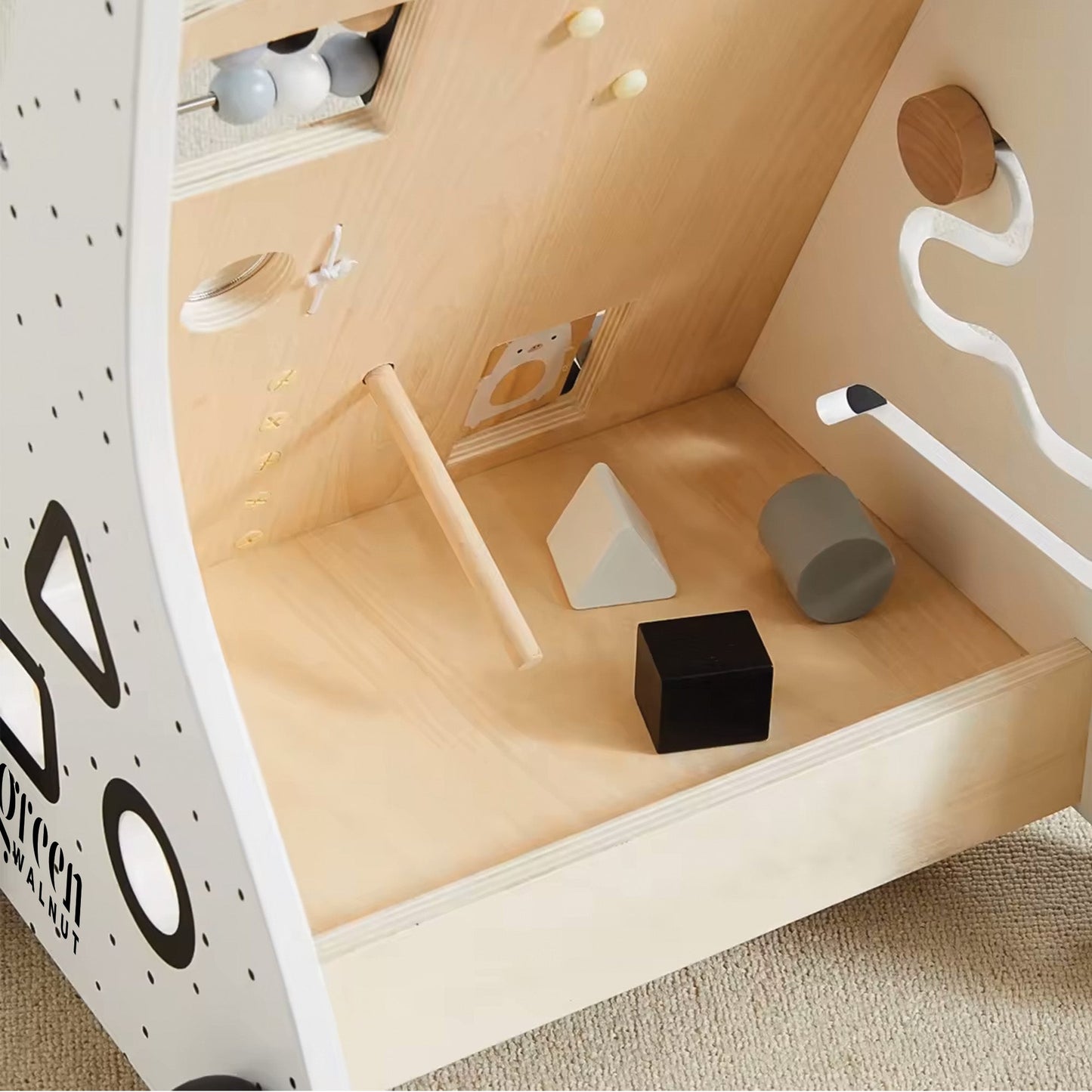 Wooden Activity Walker | Wooden Baby Walker | Toddler Walker