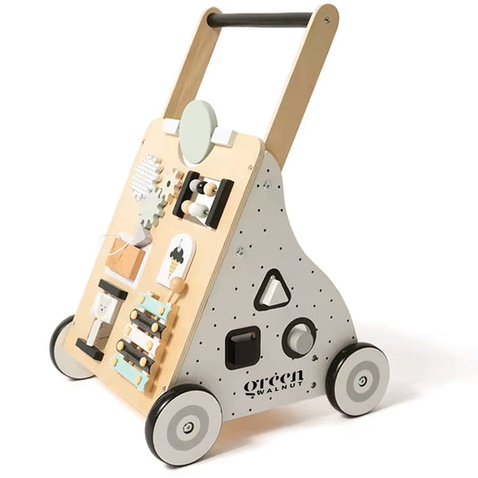 Wooden Activity Walker | Wooden Baby Walker | Toddler Walker