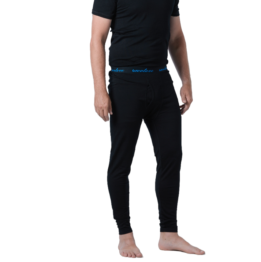 Men’s 260 GSM Merino Wool Thermal Leggings – Heavyweight Base Layer