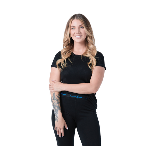 Women’s Merino Wool Short Sleeve T-Shirt – 180 GSM Lightweight Layer
