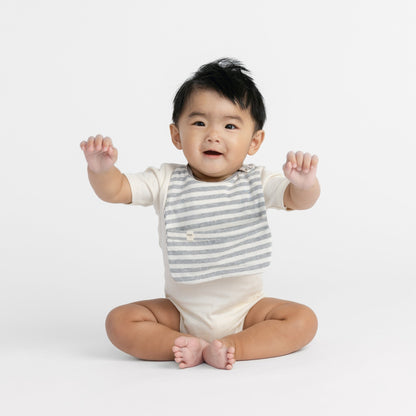 Organic Cotton Baby Bib – Cloud Bliss Collection