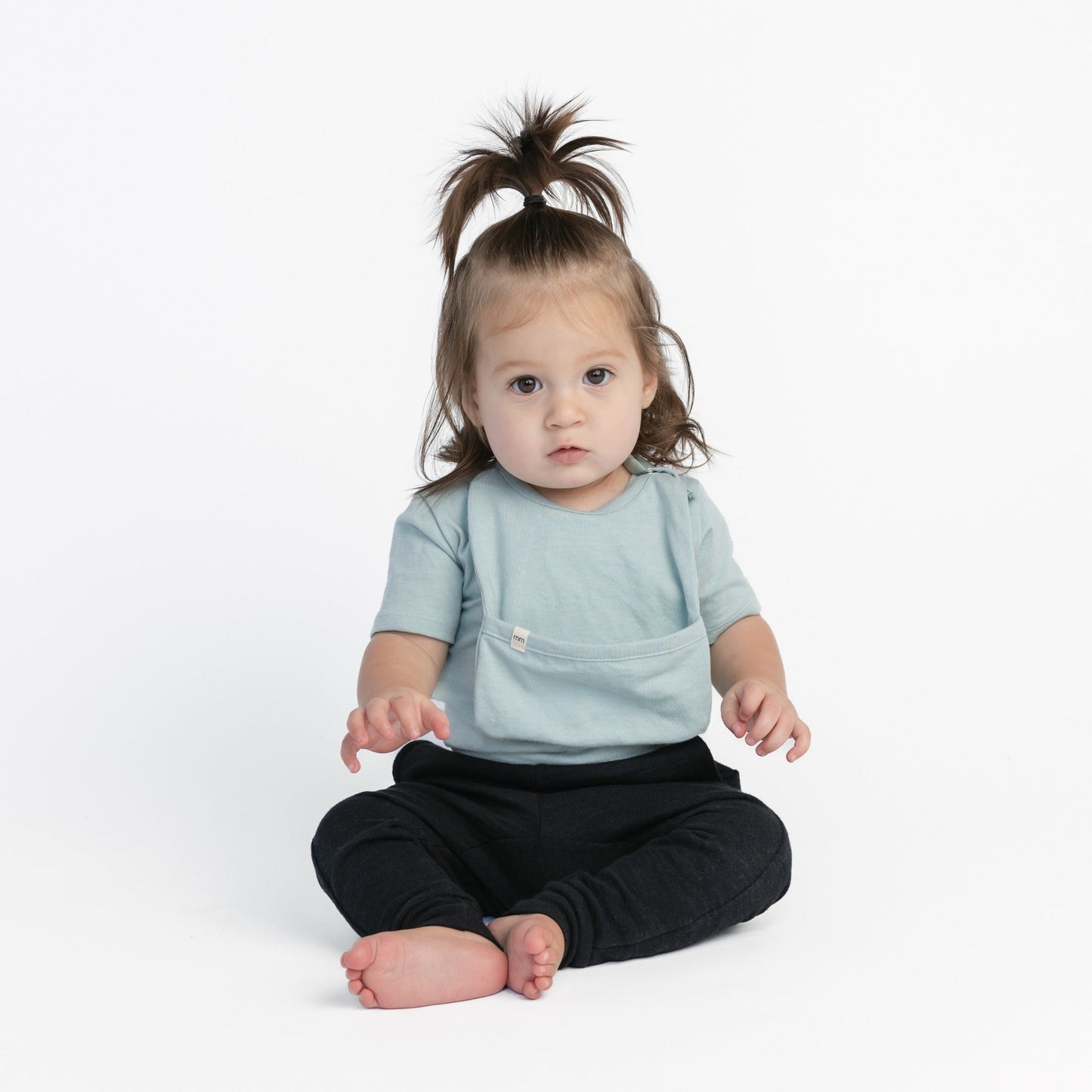 Organic Cotton Baby Bib – Cloud Bliss Collection