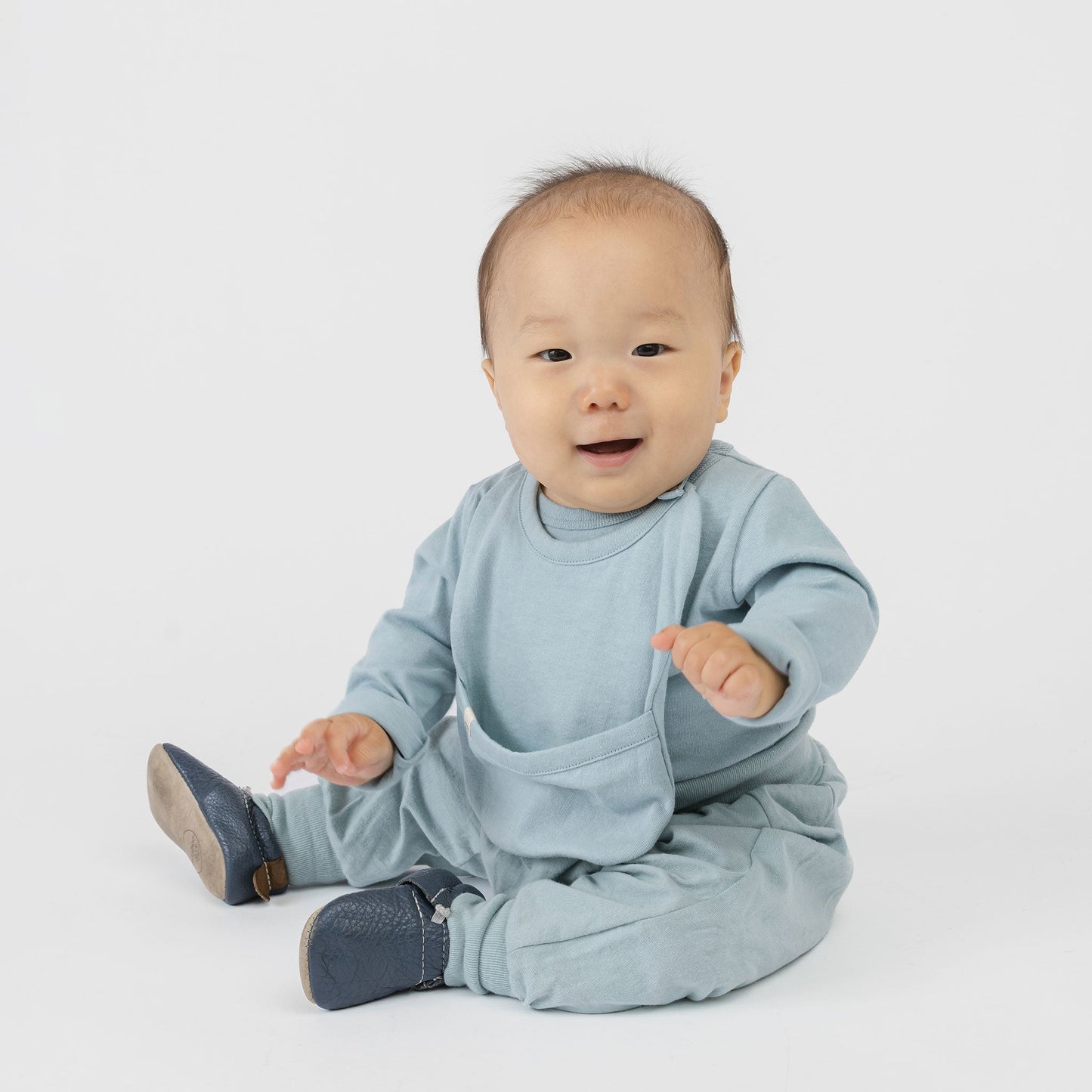 Organic Cotton Baby Bib – Cloud Bliss Collection