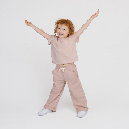 Organic Cotton Boxy Tee – Cloud Collection