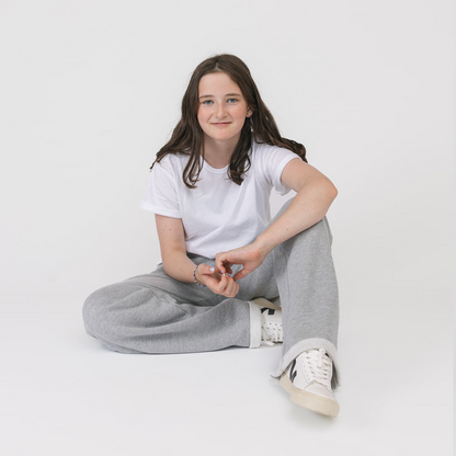 Organic Cotton Boxy Tee – Cloud Collection