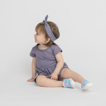 Organic Cotton Baby Dress Bodysuit – Cloud Collection