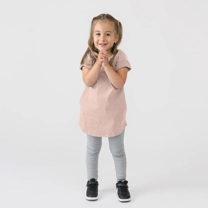 Organic Cotton Rolled Sleeve Dress – Cloud Collection