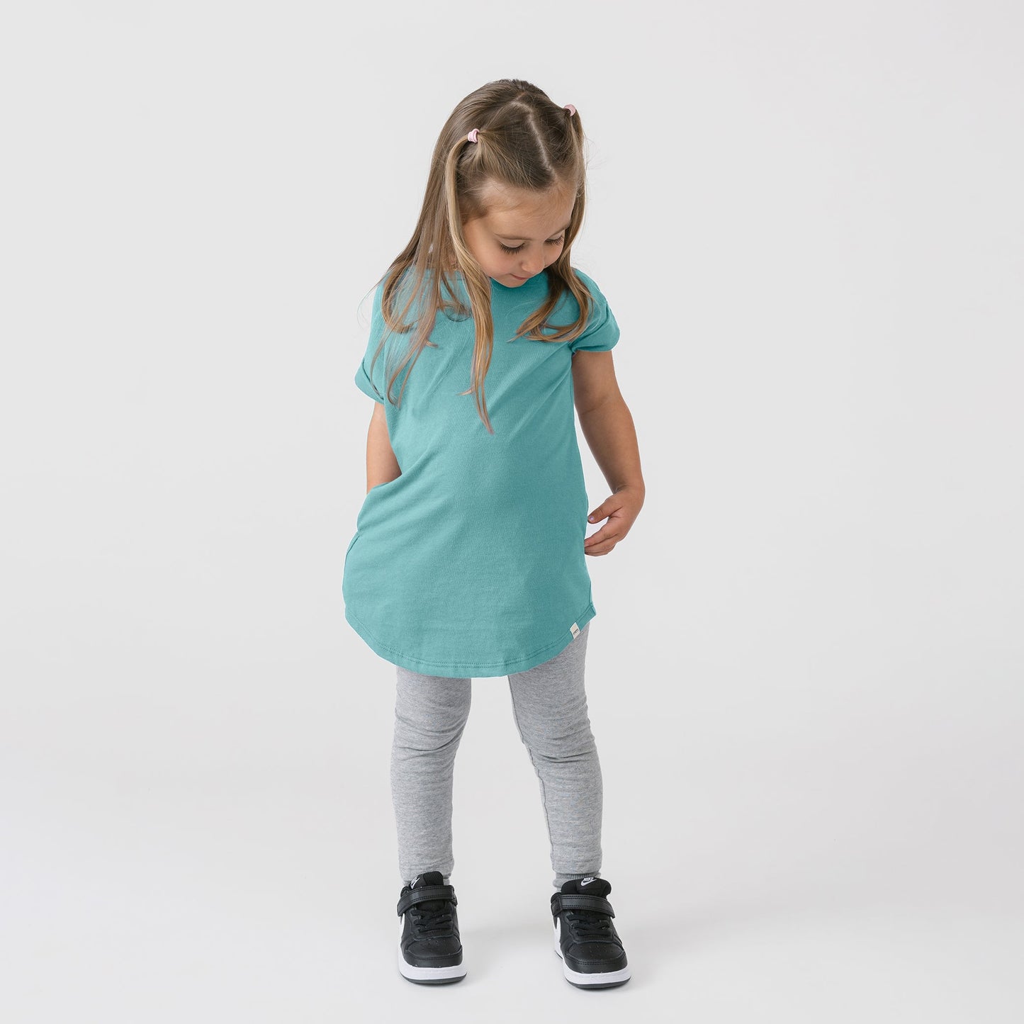 Organic Cotton Rolled Sleeve Dress – Cloud Collection