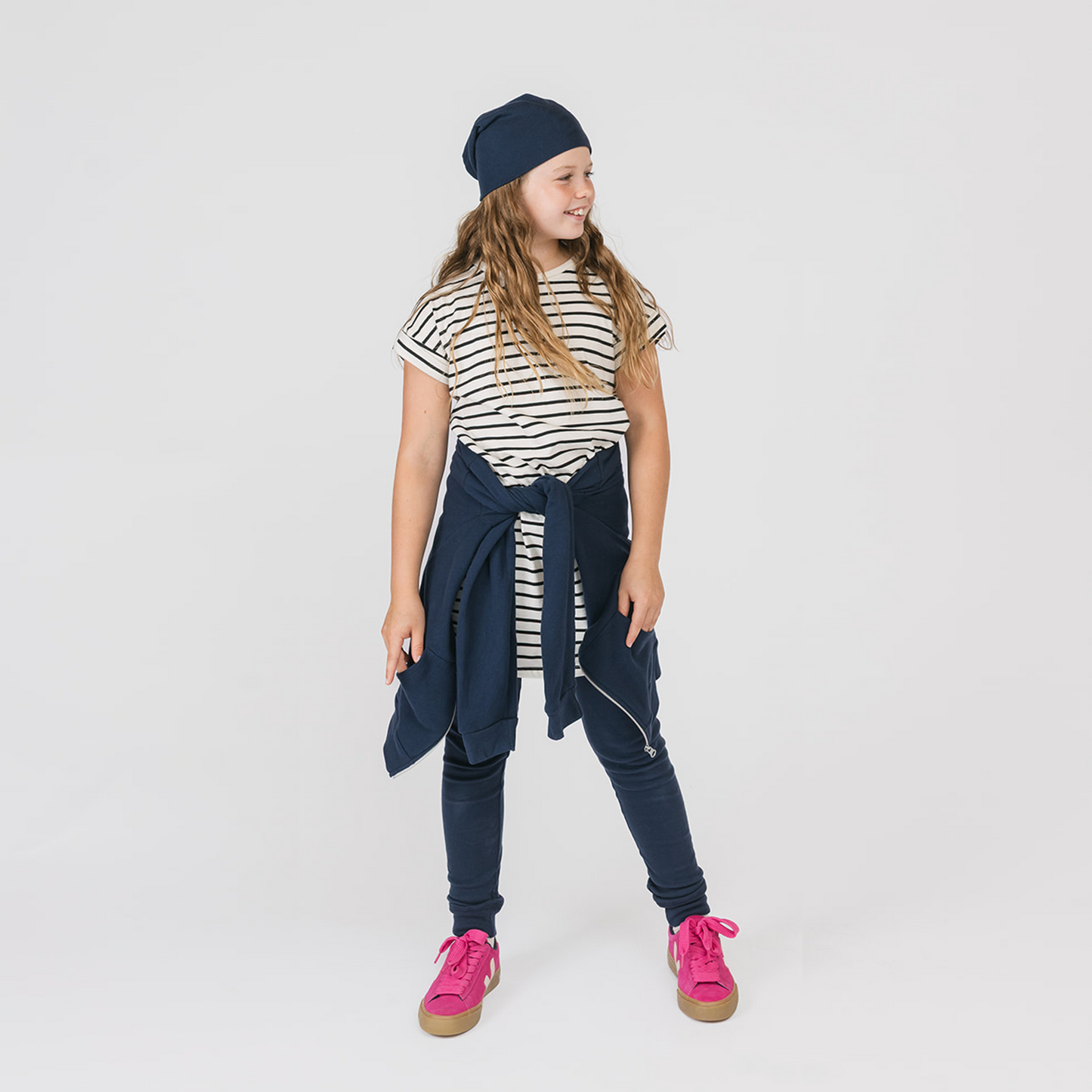 Organic Cotton Rolled Sleeve Dress – Cloud Collection