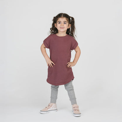 Organic Cotton Rolled Sleeve Dress – Cloud Collection