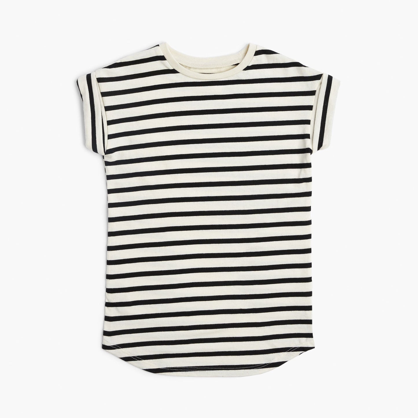 Organic Cotton Rolled Sleeve Dress – Cloud Collection