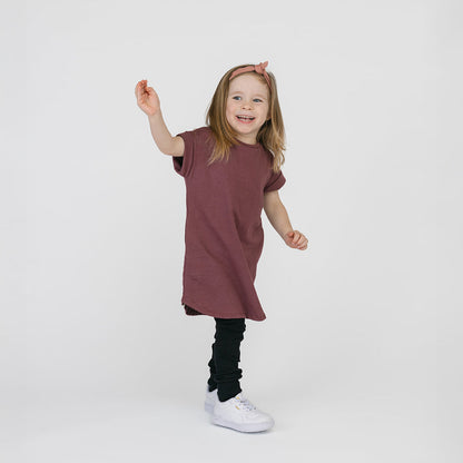 Organic Cotton Rolled Sleeve Dress – Cloud Collection