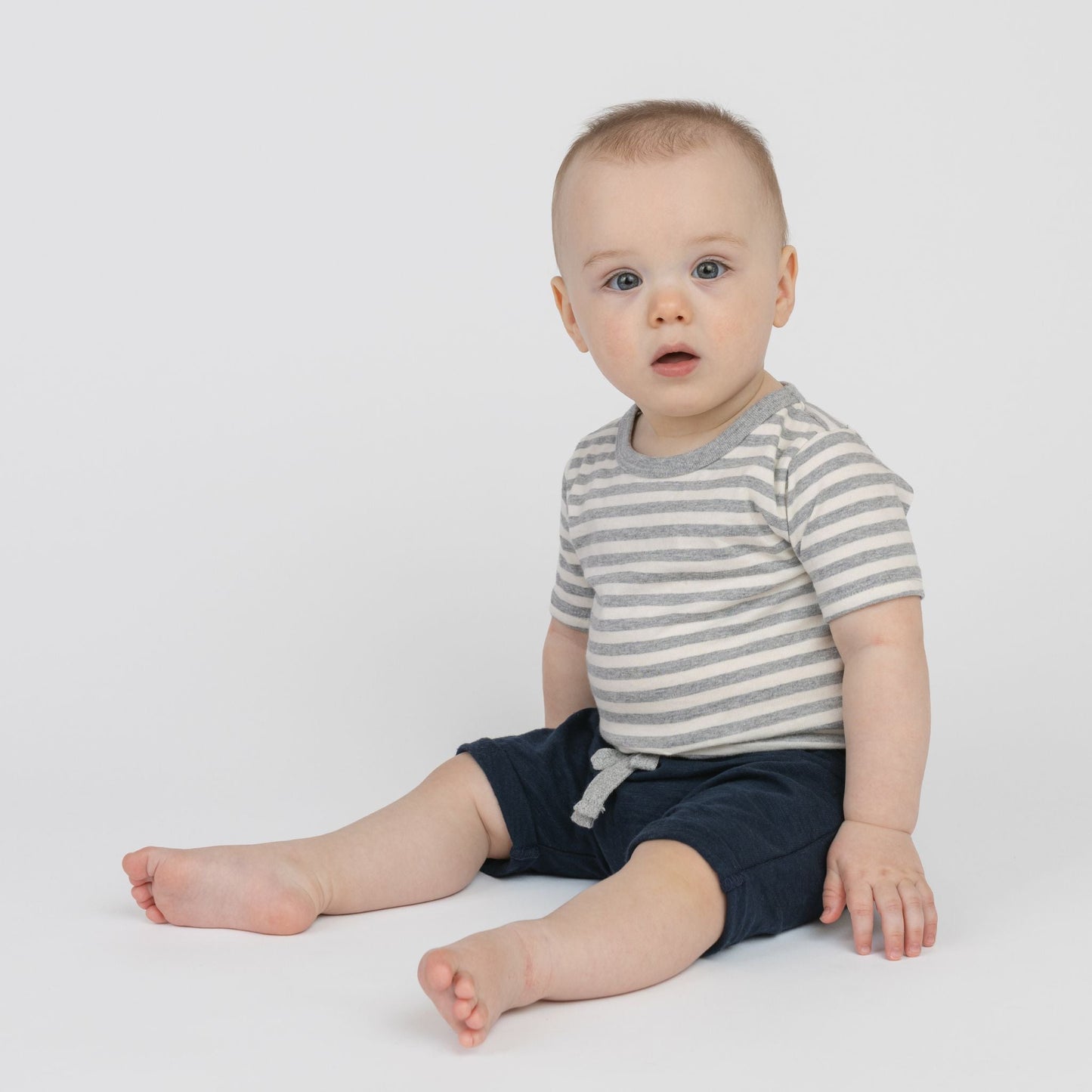 Organic Cotton Baby Bodysuit – Cloud Short Sleeve Collection