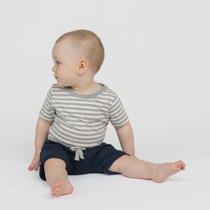 Organic Cotton Baby Bodysuit – Cloud Short Sleeve Collection