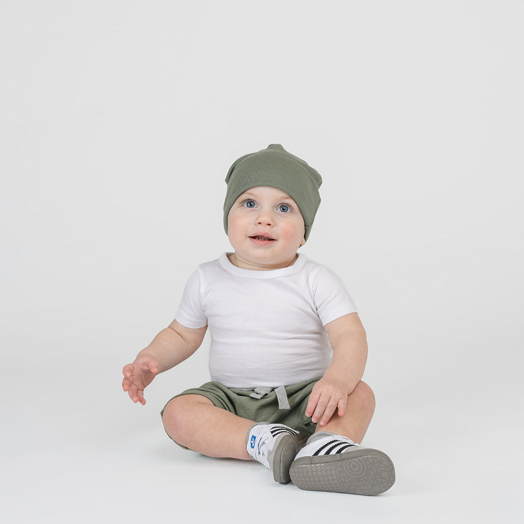 Organic Cotton Baby Bodysuit – Cloud Short Sleeve Collection