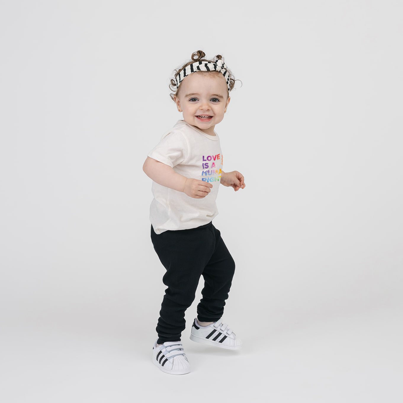 Organic Cotton Kids Graphic Tee – Love Is a Human Right Collection