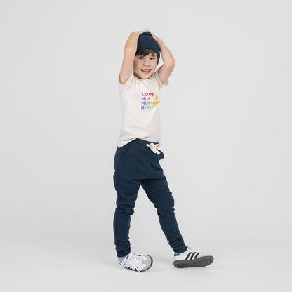 Organic Cotton Kids Graphic Tee – Love Is a Human Right Collection