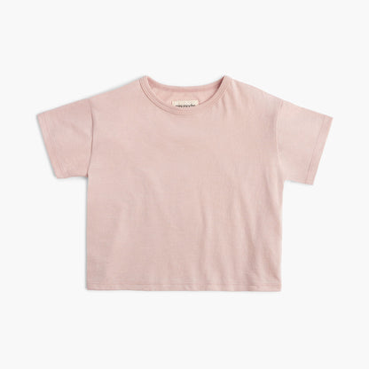 Organic Cotton Boxy Tee – Cloud Collection