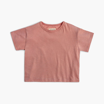 Organic Cotton Boxy Tee – Cloud Collection