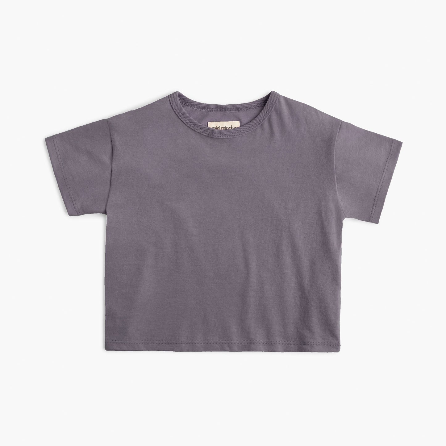 Organic Cotton Boxy Tee – Cloud Collection