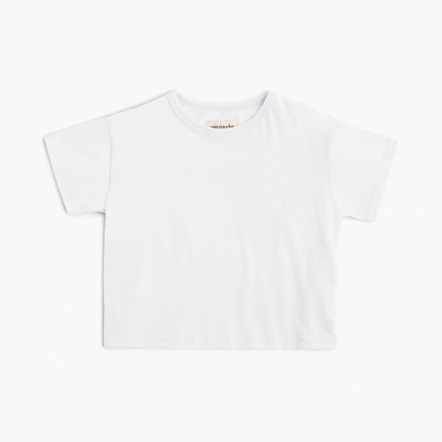 Organic Cotton Boxy Tee – Cloud Collection