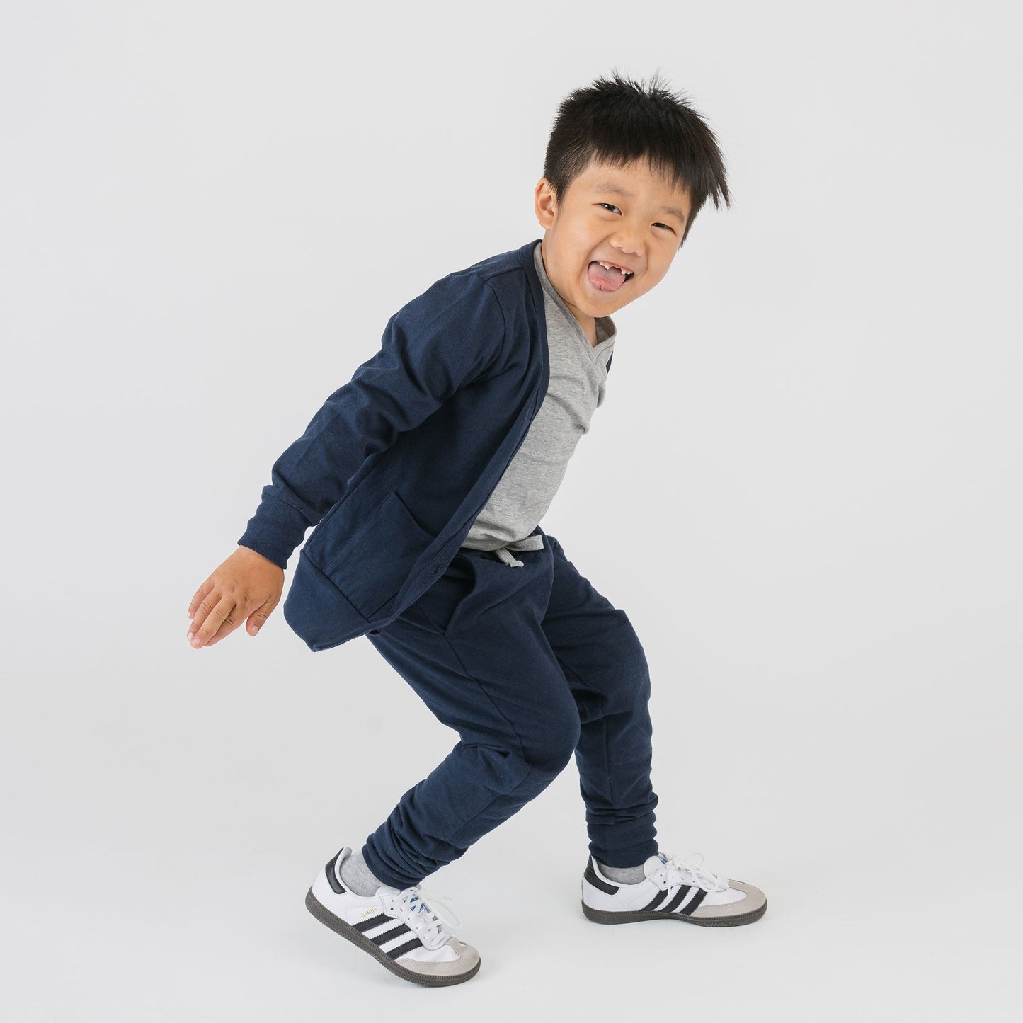 Organic Cotton V-Neck Tee – Cloud Collection