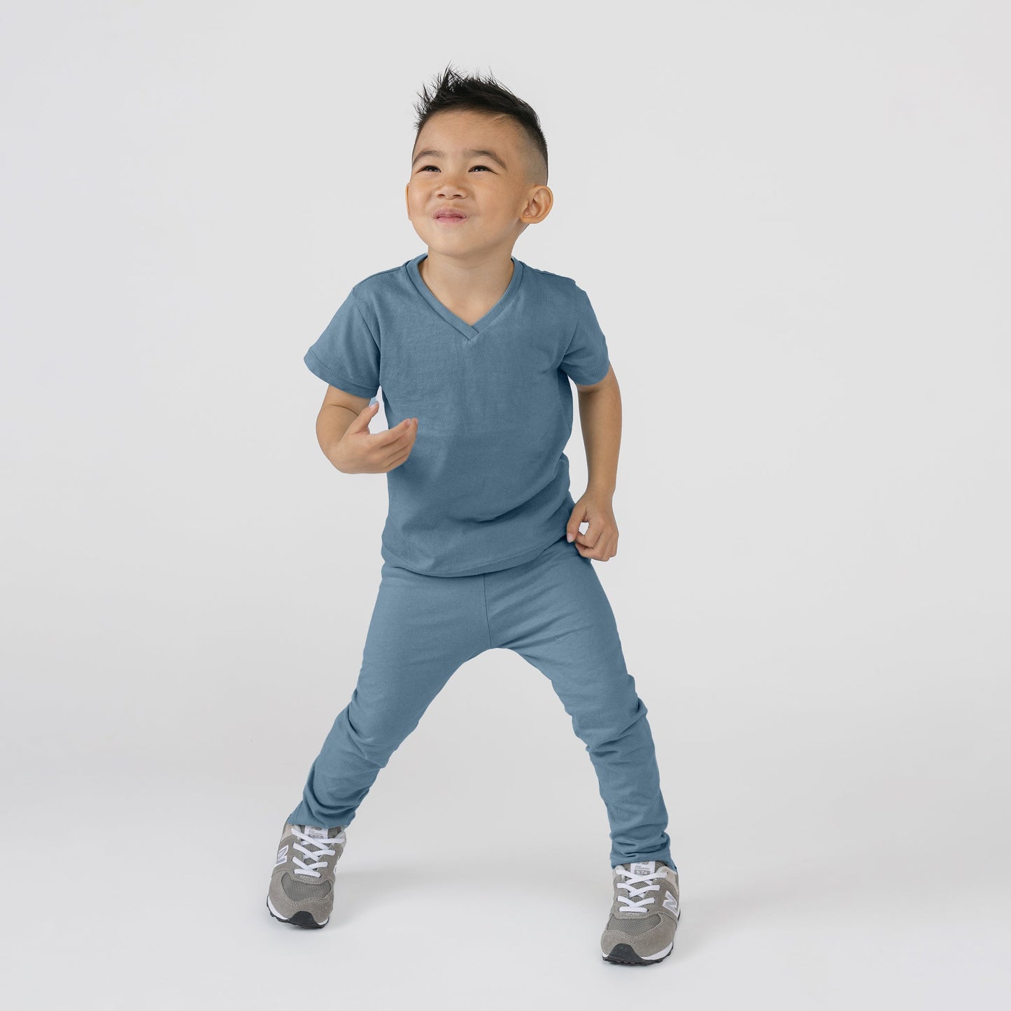 Organic Cotton V-Neck Tee – Cloud Collection