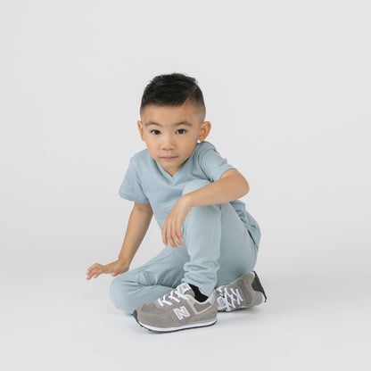 Organic Cotton V-Neck Tee – Cloud Collection