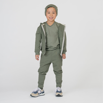 Organic Cotton V-Neck Tee – Cloud Collection