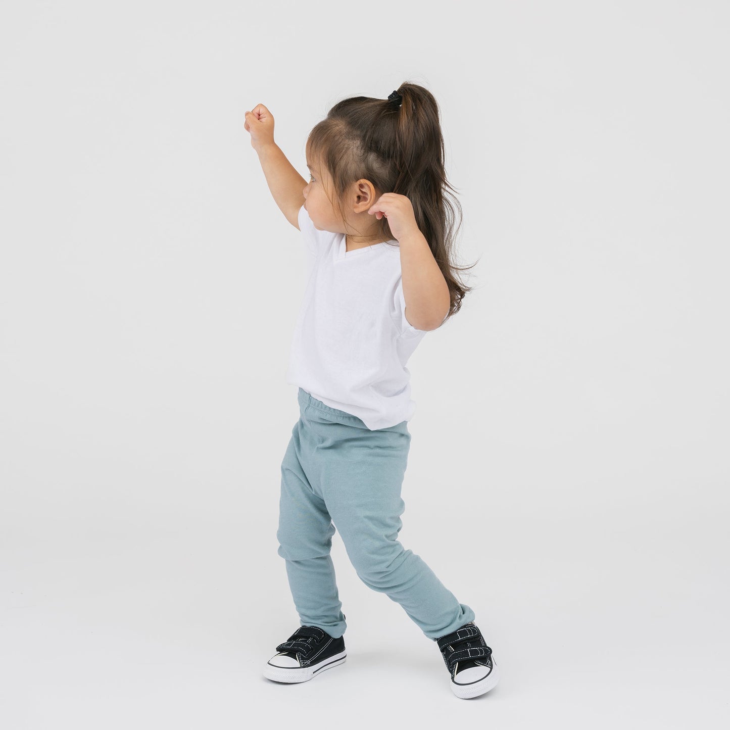 Organic Cotton V-Neck Tee – Cloud Collection