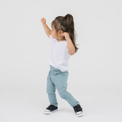 Organic Cotton V-Neck Tee – Cloud Collection