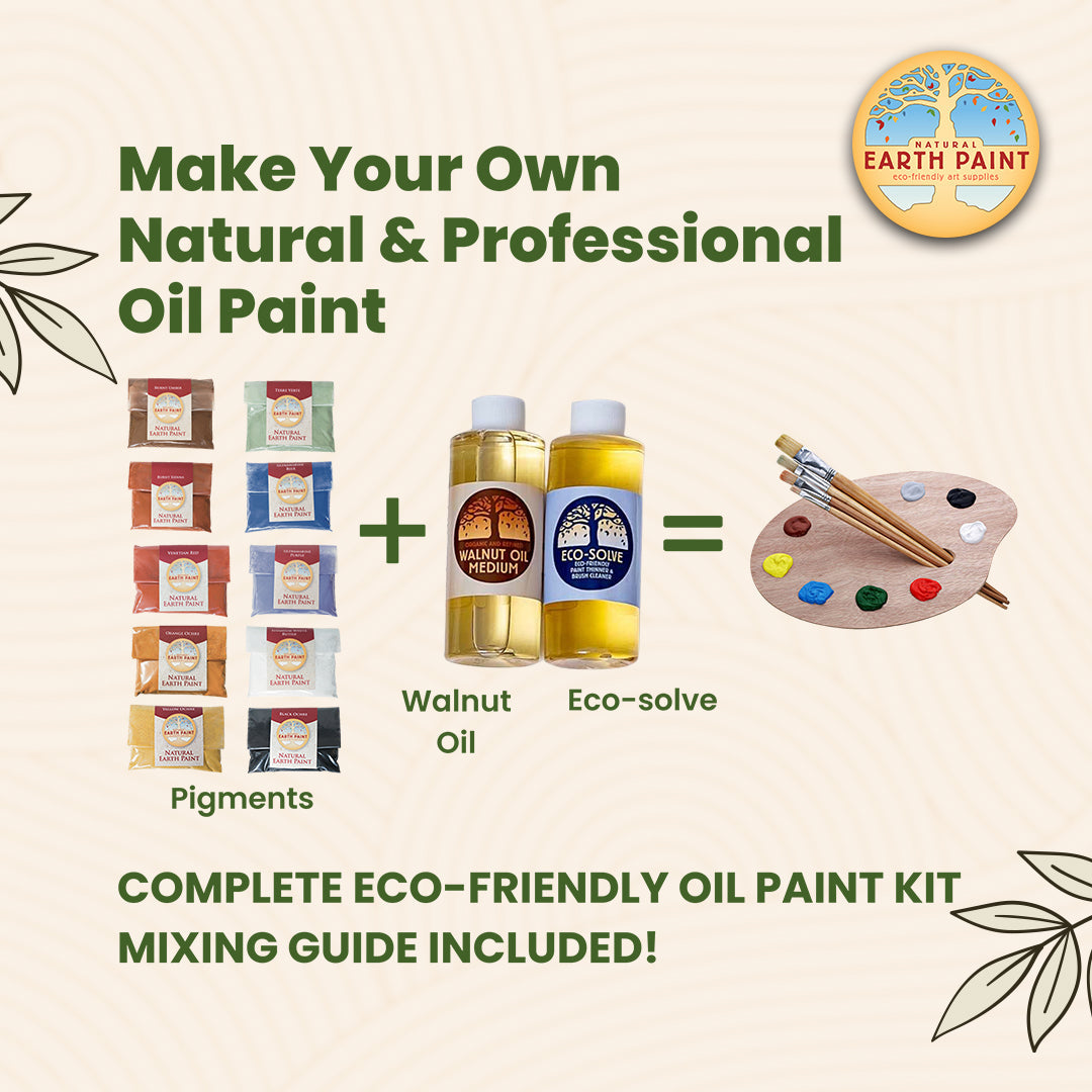 Professional Natural Oil Paint Kit – Complete Eco Artist Set Canada