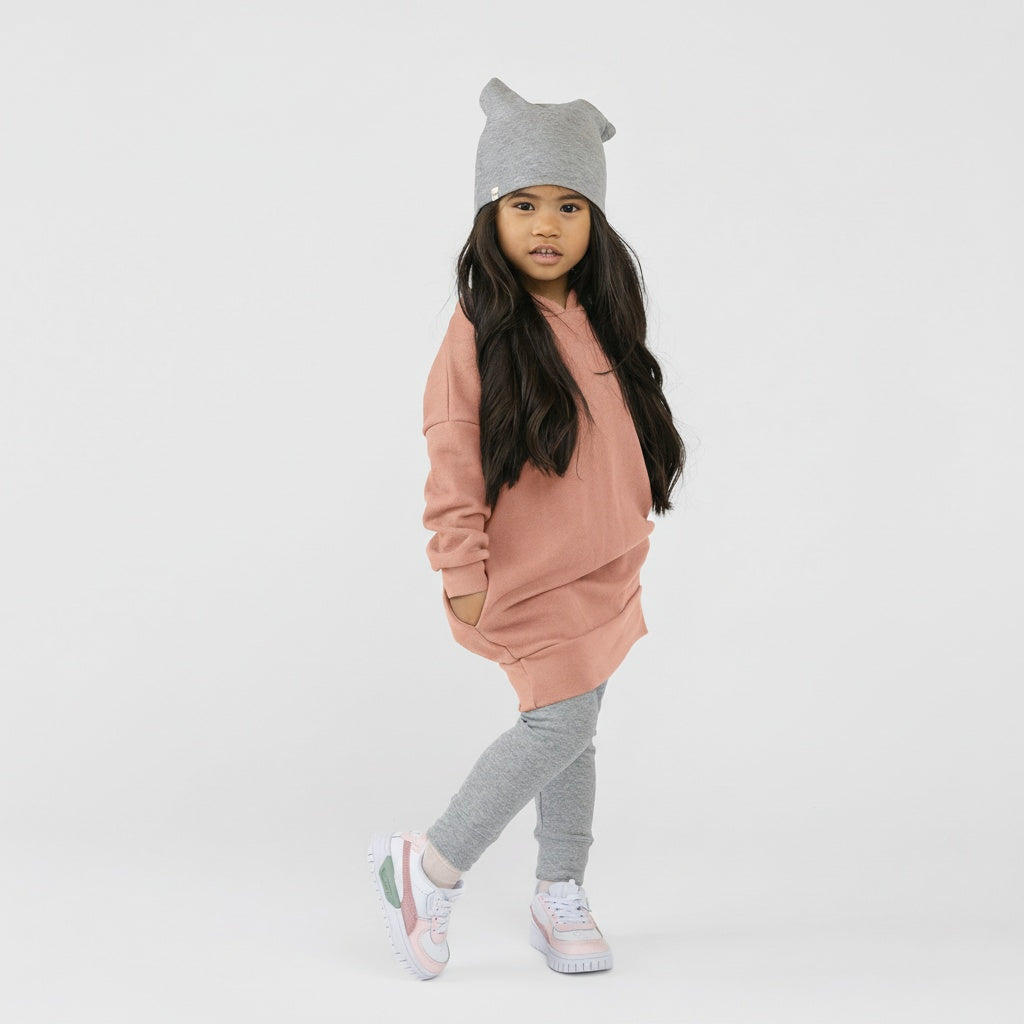 Organic Cotton Hoodie Dress – Cozy Collection