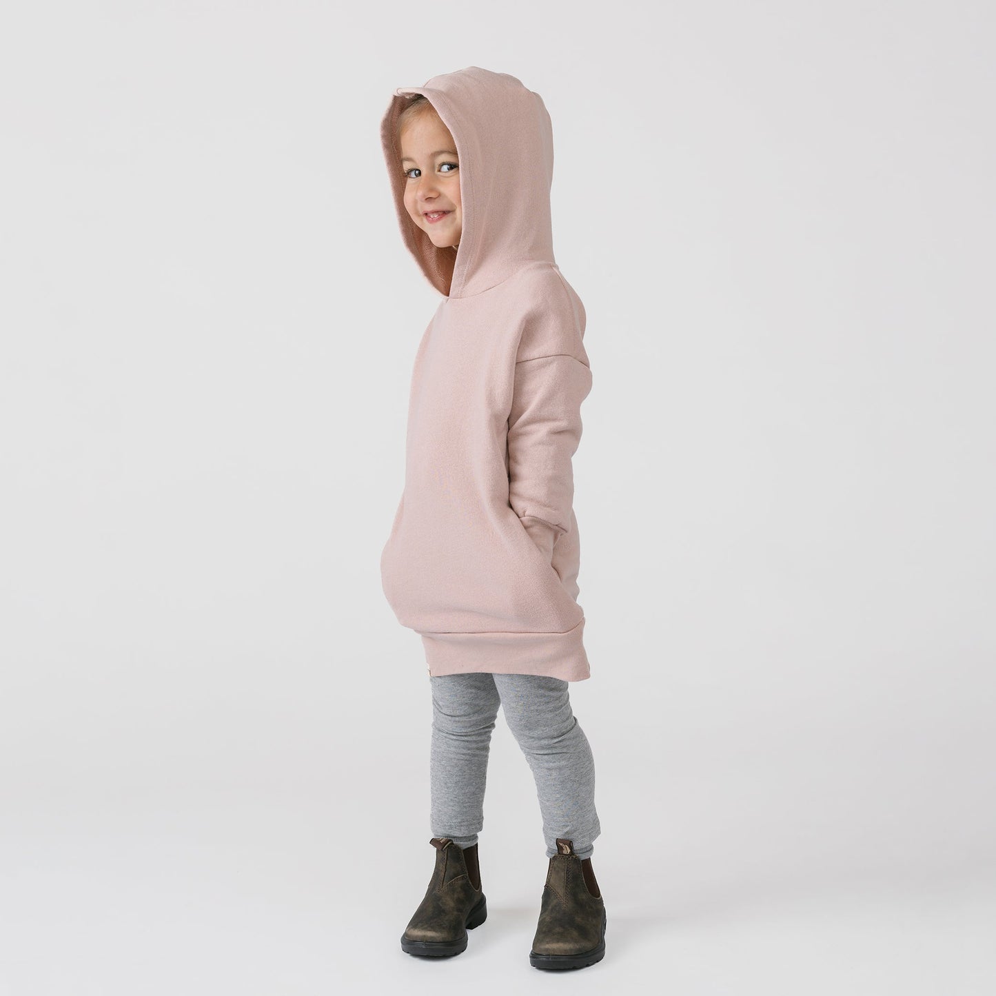 Organic Cotton Hoodie Dress – Cozy Collection
