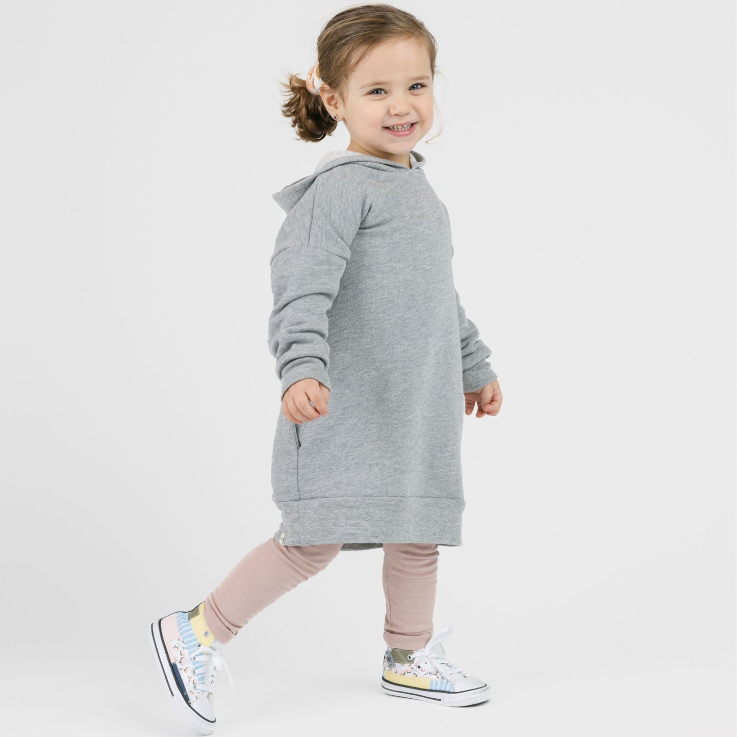 Organic Cotton Hoodie Dress – Cozy Collection