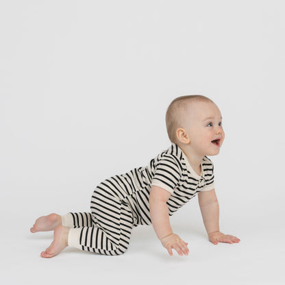 Organic Cotton Baby Sleeper Romper – Dreamy Shortie Collection