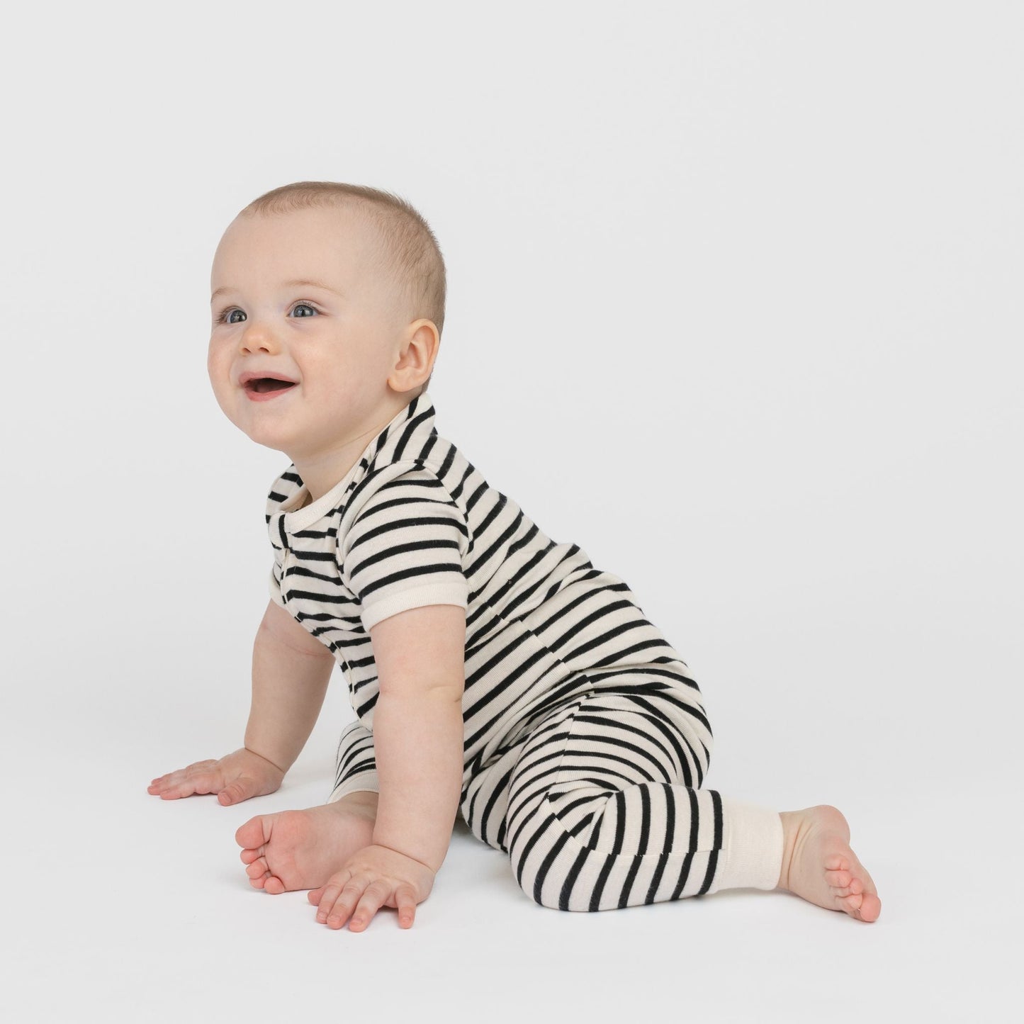 Organic Cotton Baby Sleeper Romper – Dreamy Shortie Collection