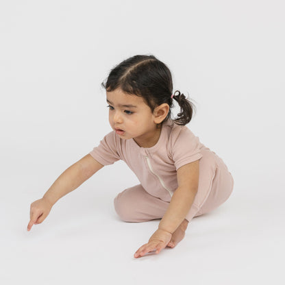 Organic Cotton Baby Sleeper Romper – Dreamy Shortie Collection