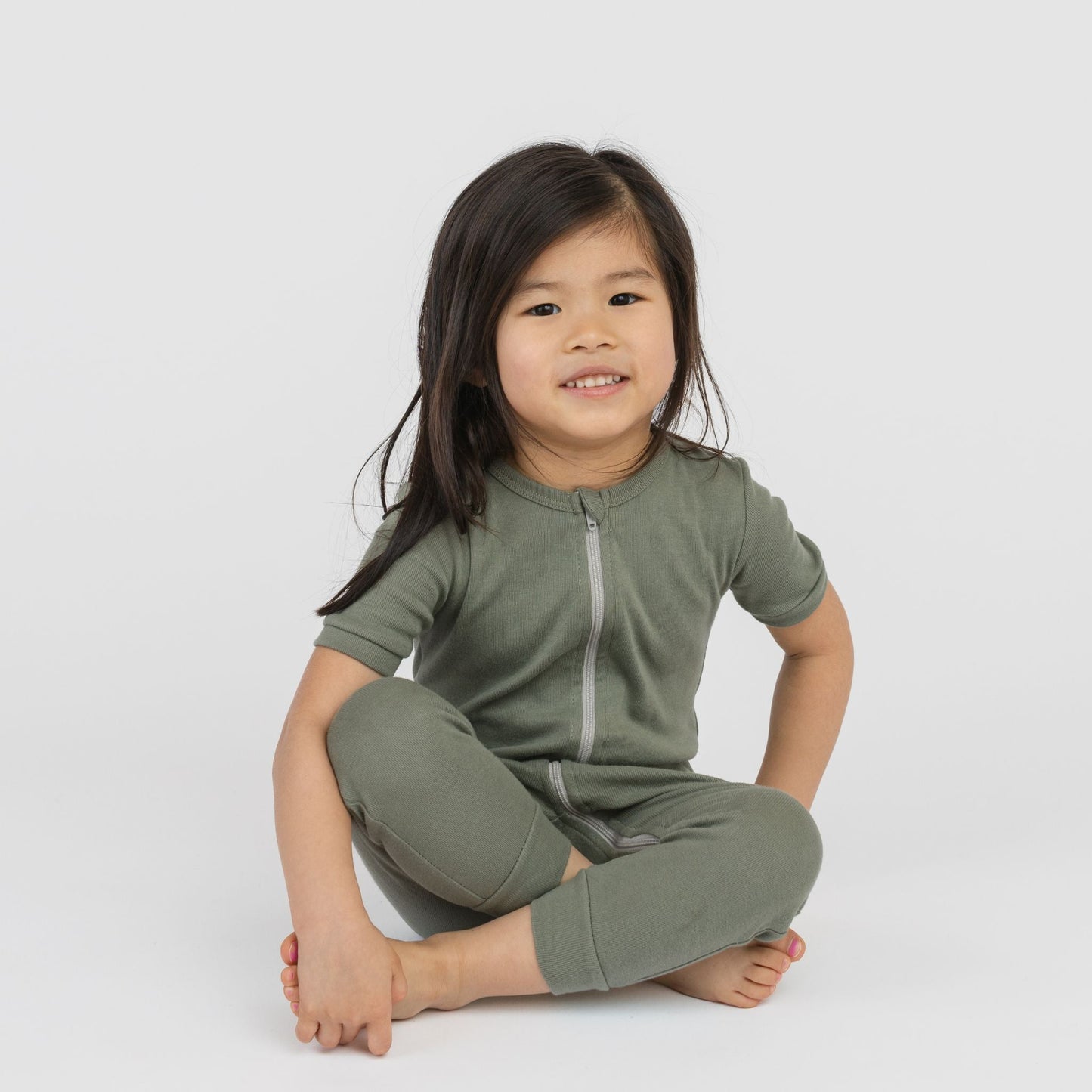 Organic Cotton Baby Sleeper Romper – Dreamy Shortie Collection