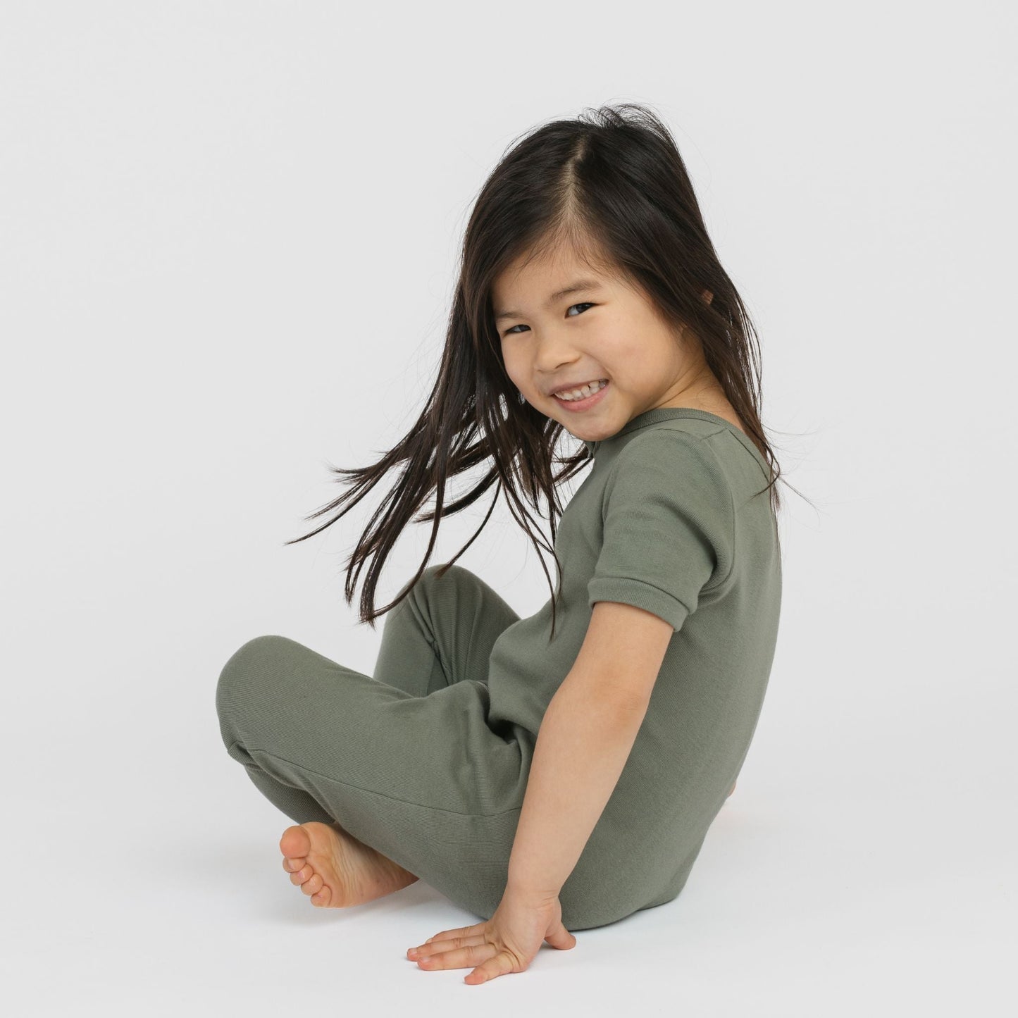 Organic Cotton Baby Sleeper Romper – Dreamy Shortie Collection