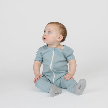 Organic Cotton Baby Sleeper Romper – Dreamy Shortie Collection