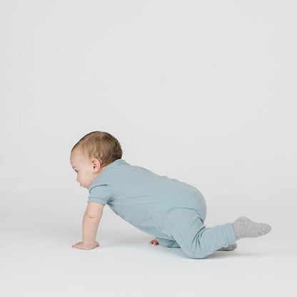 Organic Cotton Baby Sleeper Romper – Dreamy Shortie Collection